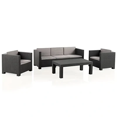 Imagen de Conjunto muebles de jardín diva tropea grafito