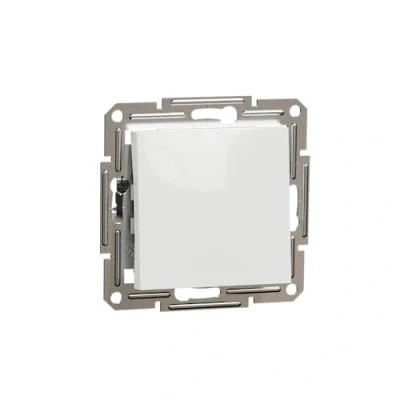Imagen de Schneider Electric Asfora EPH0770121D Pulsador (10 A 250 V, empotrado, terminales de tornillo), color blanco