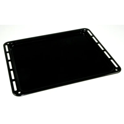 Imagen de Whirlpool Indesit 481010657929 bandeja de horno C00325934 esmaltado negro 20mm