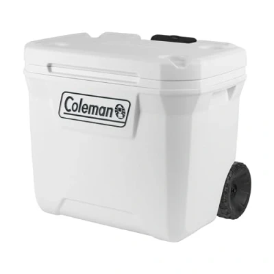 Imagen de Coleman Nevera con Ruedas Marine Xtreme 50QT 47L Caja de Hielo Alto Rendimiento Aislamiento Completo Espuma PU se Mantiene Fresco Durante 4 días termica portátil protección UV