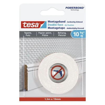 Imagen de tesa Mounting Tape for Wallpaper &amp; Plaster 10kg/m