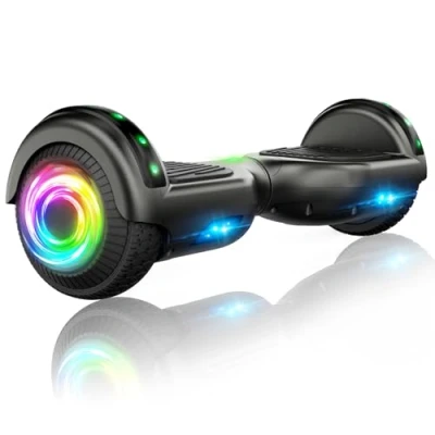 Imagen de Hoverboard Scooter électrique tout terrain à deux roues et auto équilibrage avec haut parleur sans fil Bluetooth