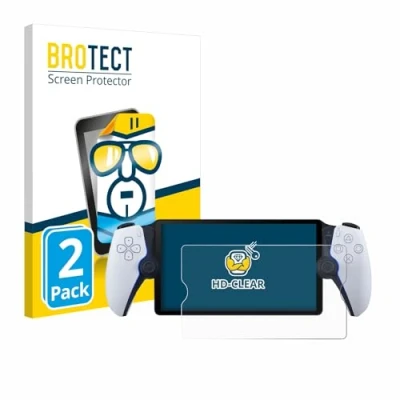 Imagen de BROTECT Protector Pantalla para Sony Playstation Portal Transparente (2 Unidades) Anti Huellas