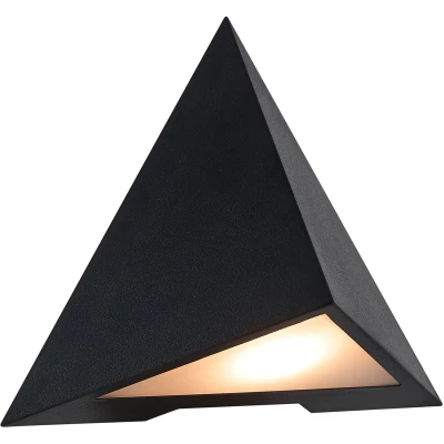 Imagen de Nordlux Aplique de exterior Konit plástico, negro