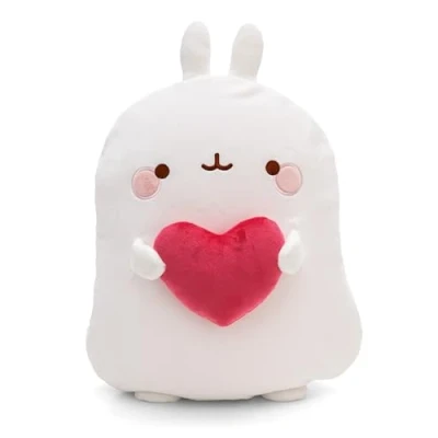 Imagen de NICI MOLANG manta polar y peluche 2 en 1 (manta 175x 140cm/funda 35cm) blanco Funda de suave cálida 1, convertible viaje para mujeres, hombres niños 61680