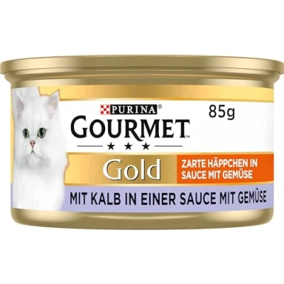 Imagen de Gourmet Oro Gato Forro delicada canapés en Sauce,paquete de 12 (12 x 85 g)