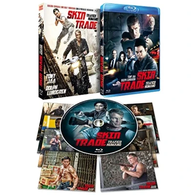Imagen de Skin Trade Tráfico Humano BD Ed. Esp. Numerada y Limitada con Funda Postales 2015 [Blu ray]