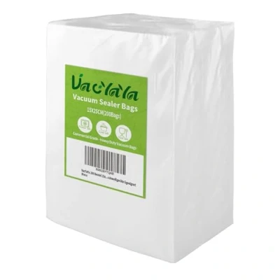 Imagen de VacYaYa 200 Bolsas 15x25cm Envasar al Vaci Vacio Alimentos de Vacío Alimentos,Bolsas para Envasado Sin BPA
