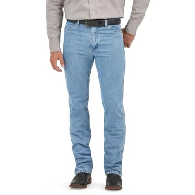 Imagen de Wrangler Pantalones Vaqueros de Corte Ajustado para Hombre (Corte Ajustado), Lavado Antiguo, . 30W x 32L