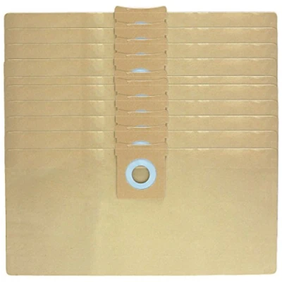 Imagen de SPARES2GO Bolsas resistentes para polvo compatible con Titan 16L 20L 30L 40L aspiradoras (paquete de 10)