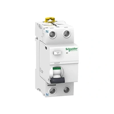Imagen de Schneider Electric A9R61225 iID Interruptor Diferencial, Clase A SI, 2P, 25A, 30mA, 73.5mm x 36mm 91mm, Blanco