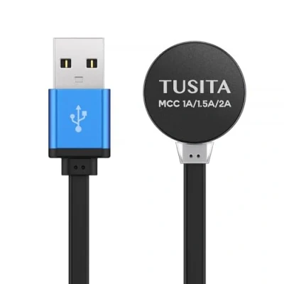 Imagen de TUSITA MCC3 Cargador Magnético Compatible con Olight Linterna Negro Mejorado 50CM