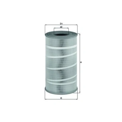 Imagen de MAHLE ORIGINAL LX 7210/7 Filtro de aire 458,0 256,0, 255 Cartucho filtrante MAN: TGL, TGM