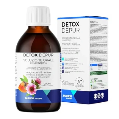 Imagen de Cardo Mariano Y Alcachofa Detox Desintoxicación Para El Hígado Colon Deputativo Retencion De Liquidos Equinácea vitamina d3J.Armor Pharma Depur Jarabe 200 ml