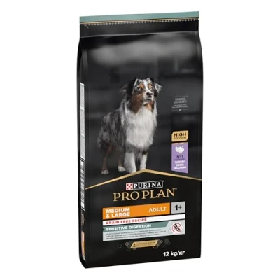 Imagen de PURINA PRO PLAN Perro Adulto Mediano y Grande OPTIDIGEST GRAIN FREE Pavo 12kg