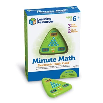 Imagen de Learning Resources Juego electrónico de matemáticas Minute Math Electronic Flash Card