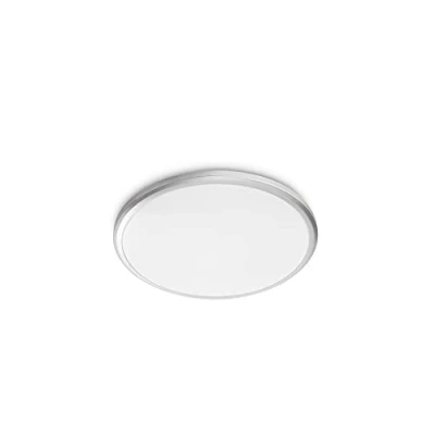 Imagen de Philips myLiving Twirl Plafón, LED, iluminación interior, 12 W, luz blanca cálida, color gris