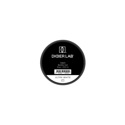 Imagen de DIDIER LAB Fiber Gel Constructor Uñas Autonivelante Ultra White Sin HEMA Builder UV LED Resistente para Reparaciones y Extensiones Fácil de Aplicar 50g