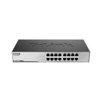 Imagen de D Link DES 1016D/E No administrado Switch de red (Unmanaged network switch, 8000 entradas, 0,1 Gbit/s, Poder, 2 MB, 0 50 C)