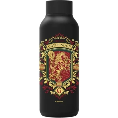 Imagen de Quokka Botella Termo Acero Inoxidable Solid Jet Black 510 ML HP Gryffindor