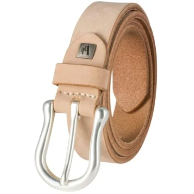 Imagen de bruno banani Cinturón de piel para mujer, nobuck, color beige natural, beige, 105 cm
