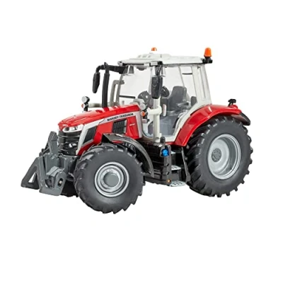 Imagen de Britains Massey Ferguson 6S.180 Tractor de Juguete, Juguetes Granja para niños, Juguete Compatible con Animales a Escala 1:32 y Juguetes, Adecuado