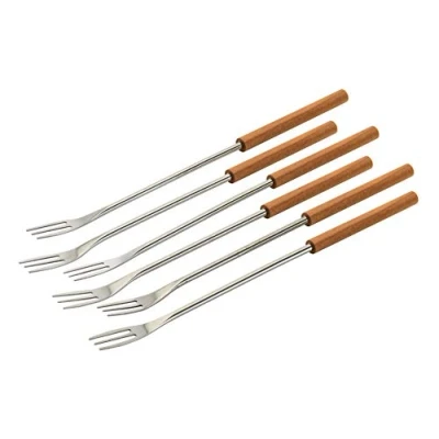 Imagen de KUHN RIKON Käsefonduegabeln Madera de Cerezo 6 Piezas