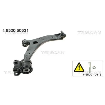 Imagen de TRISCAN 8500 50531 Barra oscilante, suspensión de ruedas con rótula suspensión/carga, apoyo caucho Brazo oscilante transversal 18, 15