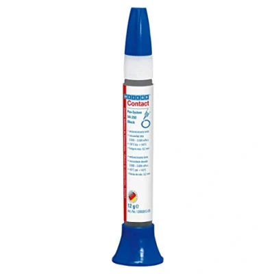Imagen de WEICON Contact VA 250 Black 30 g Adhesivo de Cianoacrilato Resistente a altas temperaturas Negro