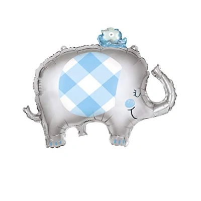 Imagen de Unique Globo de Elefante Azul Gigante 73 cm, Multicolor (75871)