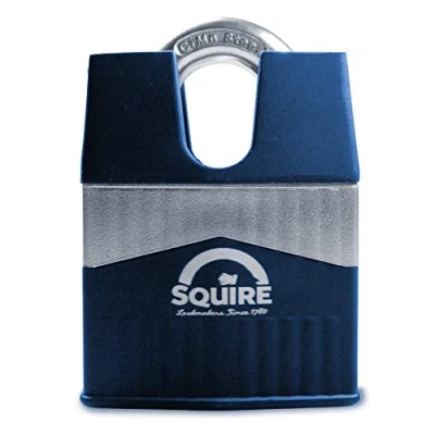 Imagen de Henry Squire &amp; Sons hsqw65cs 65 mm Warrior Alta Seguridad Cerrado Grillete Candado Azul