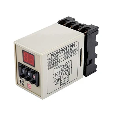 Imagen de DH48S 2Z 220V 8 Pin Relé Temporizador, Temporizador de Pantalla Digital para Control retardo Tiempo(AC220V)