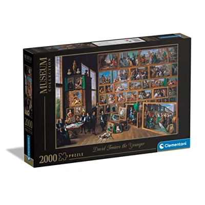 Imagen de Clementoni Puzzle Adulto 2000 Piezas Colección Museos Teniers El archiduque Leopoldo Guillermo Desde 14 años (32576)
