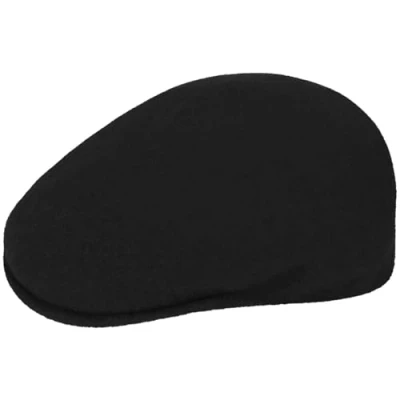 Imagen de Kangol Wool 504 Gorra unisex, talla L, color Negro