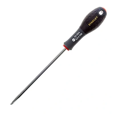 Imagen de STANLEY 0 65 094 Destornillador plano FatMax electricista 5,5 x 150 mm
