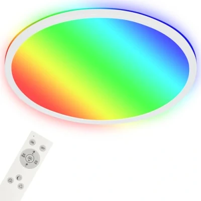Imagen de Briloner Lámpara de techo LED B smart RGBW atenuable blanco Ø 42 cm