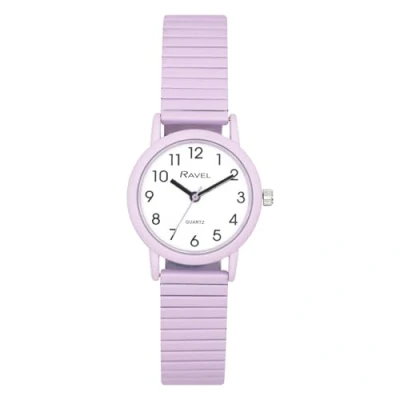 Imagen de Ravel Reloj de Moda para Mujer en Tonos Pastel con Pulsera Extensible (Caja 36 mm) Cuarzo Analógico R0237.07.1 Púrpura