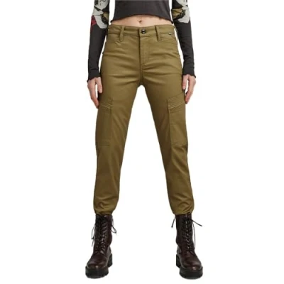 Imagen de G STAR RAW Slim Cargo pant wmn, Vaqueros para Mujer, Verde (dark olive D23572 C072 C744), 28W / 30L
