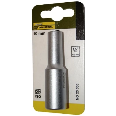 Imagen de Proxxon 23 355 Vasos Largos de 1/2&quot;, Tamaño 10mm, Longitud Total 79mm