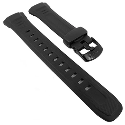 Imagen de Casio correa de reloj Resin WV 58A, 58E, 58J, 58U, Negro, correa,