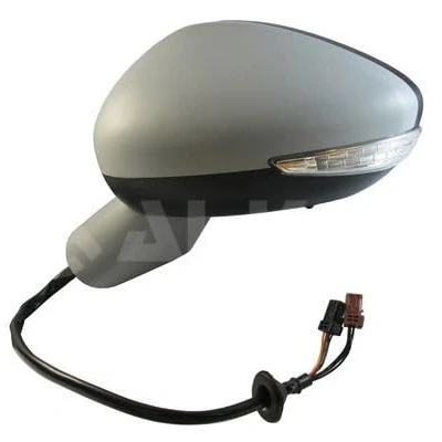 Imagen de Espejo retrovisor Alkar 6149869 izquierda imprimado eléctrico calefactable, abatible eléctricamente, tintado en azul, convexo, con iluminación ambient