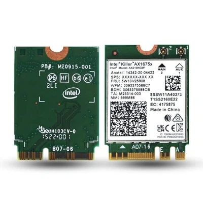 Imagen de Intel Nic WI FI 6E AX210 1675 NovPro AX210.NGWG.NVX Tarjeta de Red (2 x 2), Color Verde
