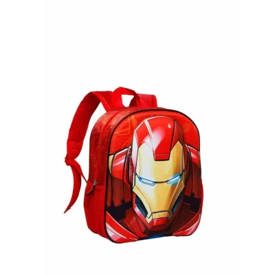 Imagen de Marvel Iron Man Stark Mochila 3D Pequeña, Multicolor, 26 x 31 cm, Capacidad 8.5 L