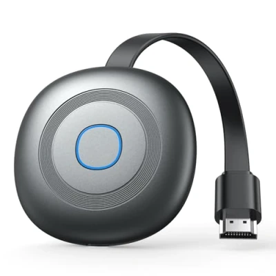 Imagen de Adaptador inalámbrico HDMI Dongle, Wireless Miracast 4K 1080P HD WiFi Display Compatible con iOS/Windows/Android/iPhone/Mac/DLNA/Airplay/Miracast/Proyector