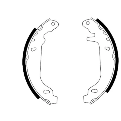 Imagen de TEXTAR 91037400 Zapatas de freno 180 42 sin palanca mano con accesorios RENAULT: 19 I Hatchback, Super 5 CLIO 1