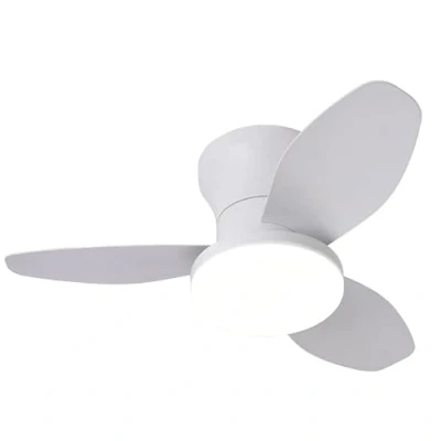 Imagen de BEL AIR HOME Ventilador de Techo TAURUS con Motor DC y Luz LED 24W, 6 Velocidades Aire 3 Temperaturas Luz, Mando a Distancia Incluido, (MEDIANO BLANCO)