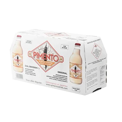 Imagen de Bebida Pimento Ginger &amp; Chilli, 10 botellas de 250 ml