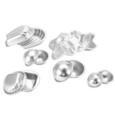 Imagen de Moldes para bombas de baño, kit bomba manualidades hechas a mano, hacer manualidades, suministros bricolaje, forma esfera redonda (juego 3)