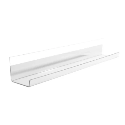Imagen de SIGEL GL198 Portalápices, bandeja de acrílico transparente, fijación con adhesivo, 50 cm