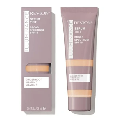 Imagen de Revlon Illuminance Serum Tint, Sérum con Color, Enriquecido Vitamina E y Ácido Hialurónico para hidratar SPF 15, Tono 209 Buff Beige